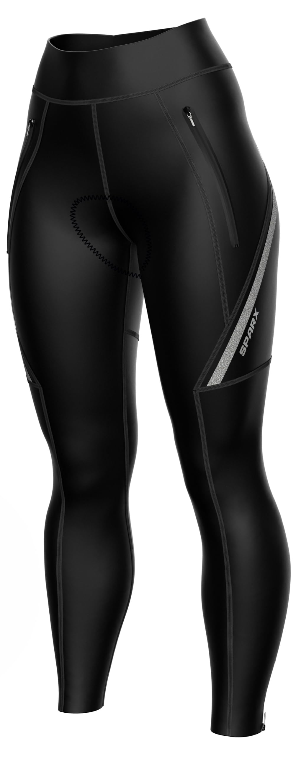 Sparx Women Padded Thermal Bike Tights Cycling Shorts Warm Bicycle Pants for Cycling Enthusiasts