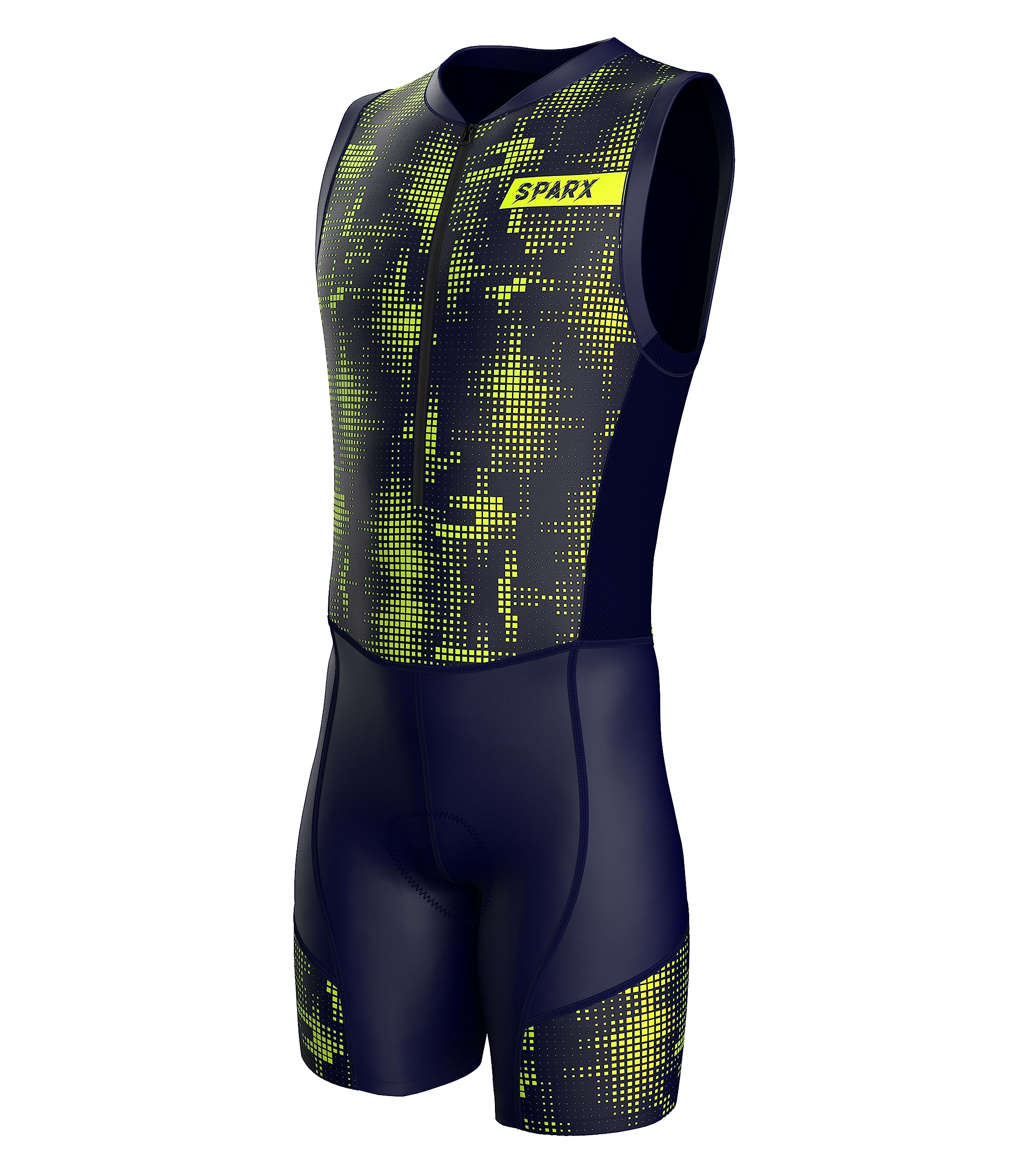 Sparx Sports Men's Triathlon Suit Italian Fabric Race Skinsuit for Cycling Speed
| Sparx Sports Men's Triathlon Trisuit